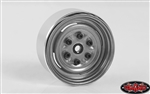 RC4WD Vintage Yota 6 Lug Stamped Steel 1.55" Beadlock Wheels (Clear) (4)