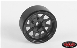 RC4WD OEM 6-Lug Stamped Steel 1.55" Beadlock Wheels (Black) (4)