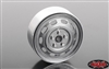 RC4WD Stamped Steel 1.7" 10-Oval Hole Wheels (Plain) (4)