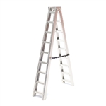 Racers Edge 1/10 Scale Miniature Aluminum Step Ladder 6" (150mm)