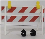 RC Mayhem Garage 1/10 Scale Reflective Barricade