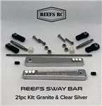 REEFS RC Sway Bar Kit Clear / Silver Anodized