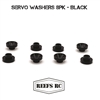 REEFS RC Servo Washers 8pk- Black