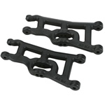 RPM Front A-arms (2) Black Rustler 2wd / Stampede 2wd / Slash 2wd