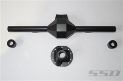 SSD RC Wide Diamond Centered Rear Axle for Yeti (Black)