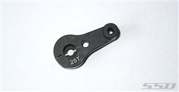 SSD RC 25T Aluminum Servo Arm (Black) for TRX-4