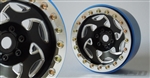 SSD RC 2.2" Champion PL Beadlock Wheels (Black / Silver) (2)