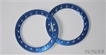 SSD RC 1.9" Blue Aluminum Beadlock Rings (2)