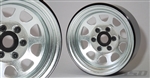 SSD RC 1.9" Steel Stock Beadlock Wheels (Silver) (2)