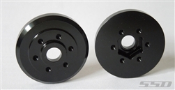 SSD RC Brass Wheel Hubs (Black) (2)