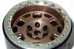 SSD RC Single 2.2" Contender PL Beadlock Wheel (Bronze) (1)