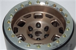 SSD RC Single 2.2" Contender Beadlock Wheel (Bronze) (1)