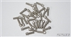 SSD RC M2.5 x 8mm Scale Wheel Bolts (Silver) (30)