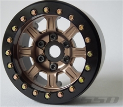 SSD RC Single 1.9" Warrior Beadlock Wheel (Bronze) (1)