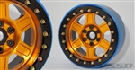SSD RC 2.2" Challenger PL Beadlock Wheels (Gold) (2)