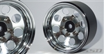 SSD RC 1.55" Steel 8 Hole Wheels (Chrome) (2)