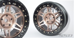 SSD RC 2.9" Prospect Beadlock Wheels (Bronze) (2)