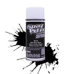 Spaz Stix High Gloss Black / Backer Paint Aerosol 3.5oz