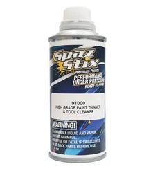 Spaz Stix Airbrush Tool Wash - Lacquer Thinner, 6oz