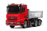 Tamiya RC 1/14 Mercedes-Benz Arocs 3348 6x4 Tipper Truck - Red / Silver Edition