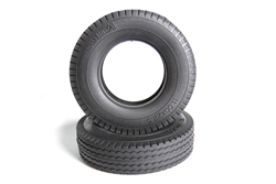 Tamiya RC Tractor Truck Tires - Hard / 22mm (2)