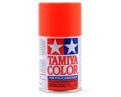Tamiya Polycarbonate PS-20 Fluorescent Red 100ml Spray