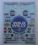 Tamiya RC Wild Willy 2000 Sticker Sheet