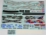 Tamiya RC Toyota Tundra Sticker Bag