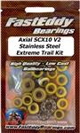 Fast Eddy Bearings Axial SCX-10 II SS EXTREME Bearing Kit