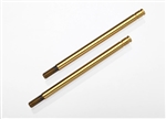 Traxxas Shock shafts hardened steel titanium nitride coated (X-long) (2)
