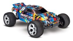 Traxxas 1/10 Rustler RTR w/XL-5 ESC (No Batt / Charger) - Assorted Colors