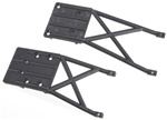 Traxxas Front & Rear Skidplates Black Slash