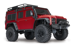 Traxxas TRX-4 RTR with Land Rover Defender Body (Red)