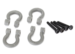 Traxxas Bumper D-Rings grey (front or rear)/ 2.0x12 CS (4) TRX-4