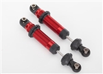 Traxxas Shocks GTS red aluminum (assembled with spring retainers) (2) TRX-4
