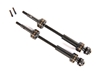Traxxas Driveshafts, Rear, Steel-spline Constant-velocity (Complete Assembly) (2)