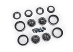 Traxxas Aluminum Wheels, 1.0", Black Anodized (4), TRX-4M