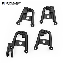 Vanquish Products SCX10 II Shock Hoops Black Anodized