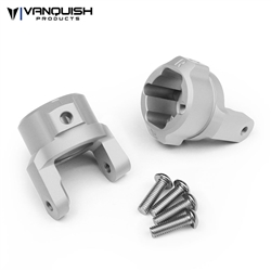 Vanquish Products Axial SCX10 8 Degree C-Hubs Clear Anodized