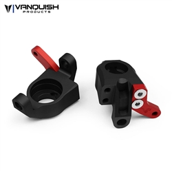 Vanquish Products Axial Wraith Steering Knuckles Black Anodized