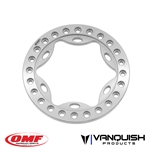 Vanquish Products OMF 1.9 Scallop Beadlock Clear Anodized (1)