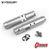 Vanquish Products Currie SCX10 Rear Tubes Clear Anodized
