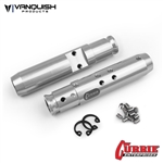 Vanquish Products Currie SCX10 Rear Tubes Clear Anodized