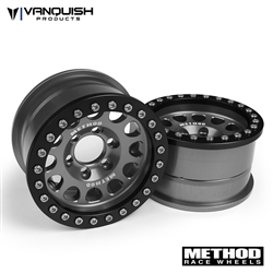 Vanquish Products Method 1.9" Race Wheel 105 Grey / Black Anodized (2)
