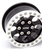 Vanquish Products Single 1.9 Aluminum KMC KM237 Riot Beadlock Wheel Black Anodized (1)