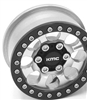 Vanquish Products Single 1.9 Aluminum KMC KM237 Riot Beadlock Wheel Clear Anodized (1)