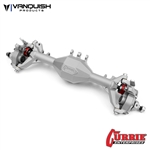 Vanquish Products Currie Portal F9 SCX10 II Front Axle Clear Anodized