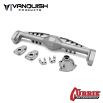 Vanquish Products Axial Capra Currie F9 Rear Axle Clear Anodized