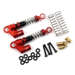 Yeah Racing Aluminum Shocks for Axial SCX24 - Red (2)