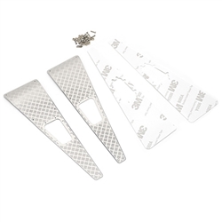 Yeah Racing Stainless Steel Front Hood Side Diamond Plate - TRX-4